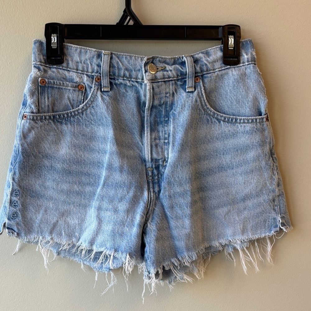 Denim Jean 27 Blue Women's Shorts Cutoffs - Picture 1 of 6